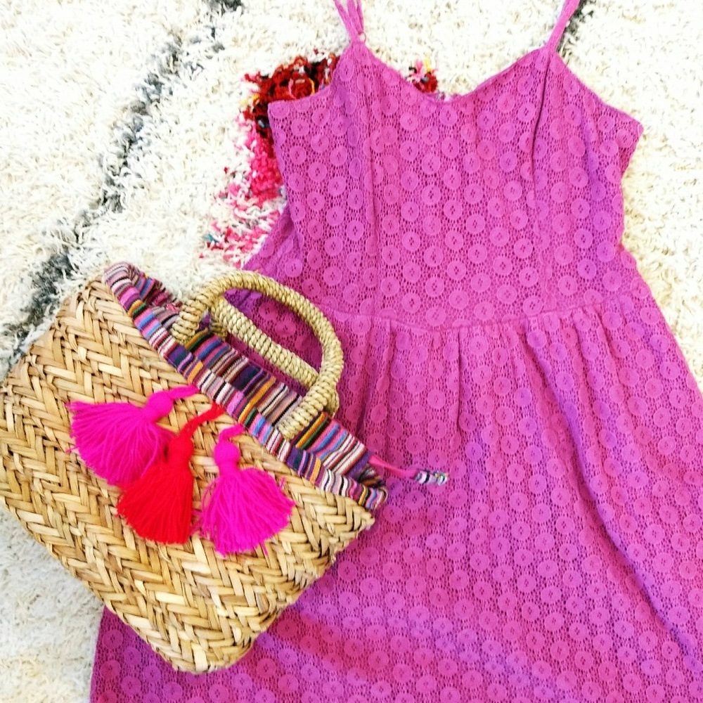 Button Pattern Sundress